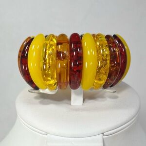 Amber Multi Color Fashion Stretch Bracelet